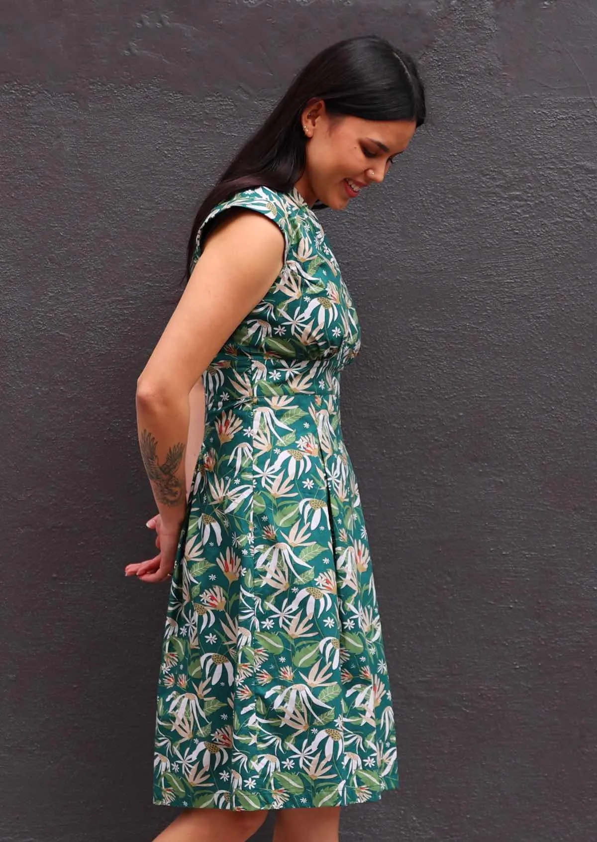Billie Dress Flannel Flower