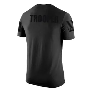 Black Trooper Men's Shirt - Short Sleeve (Black)