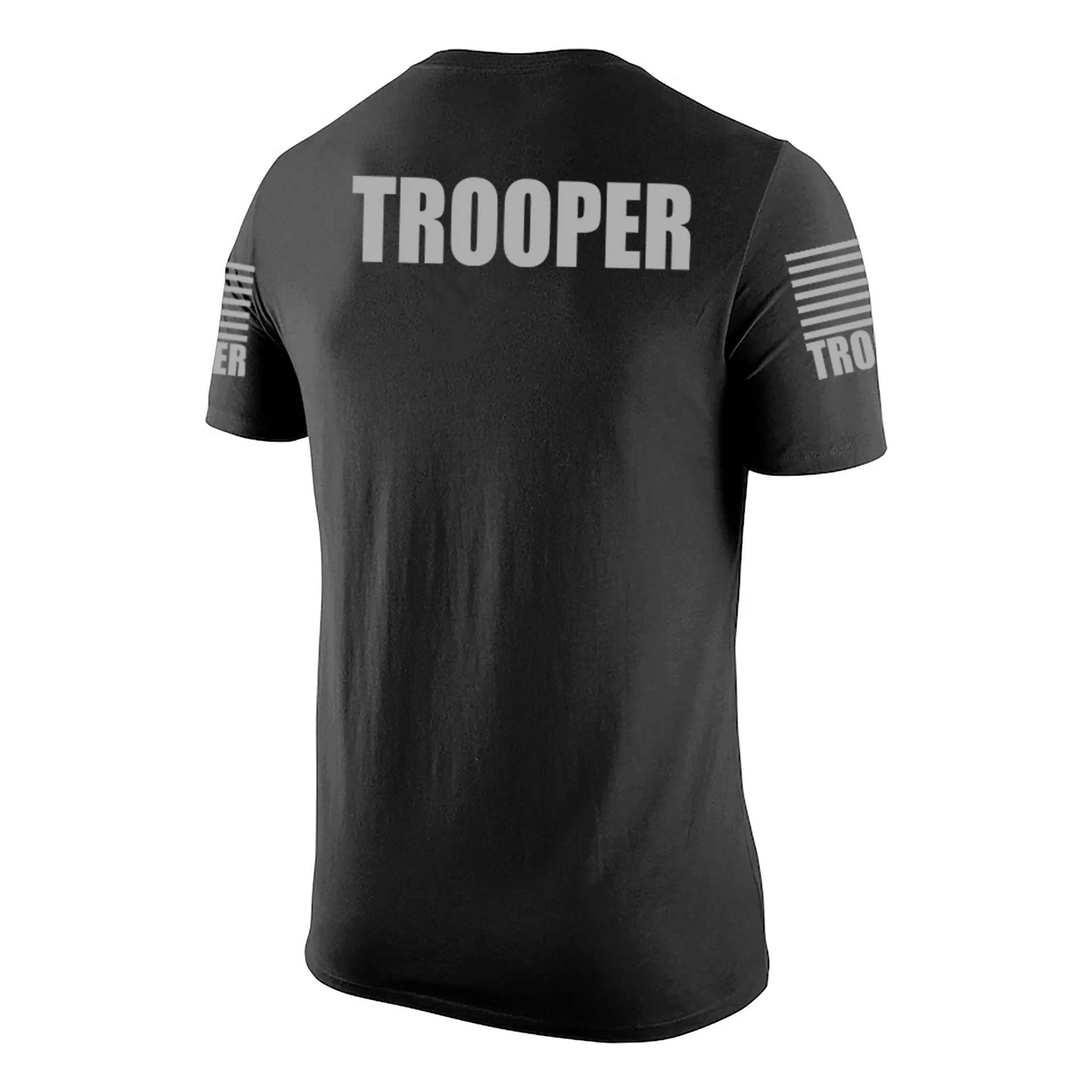 Black Trooper Men's Shirt - Short Sleeve (Gray)