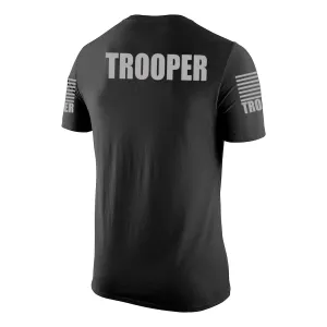 Black Trooper Men's Shirt - Short Sleeve (Gray)