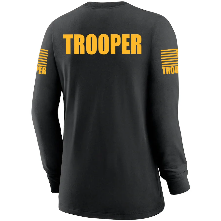 Black Trooper Women's Shirt - Long Sleeve (Golden Yellow)