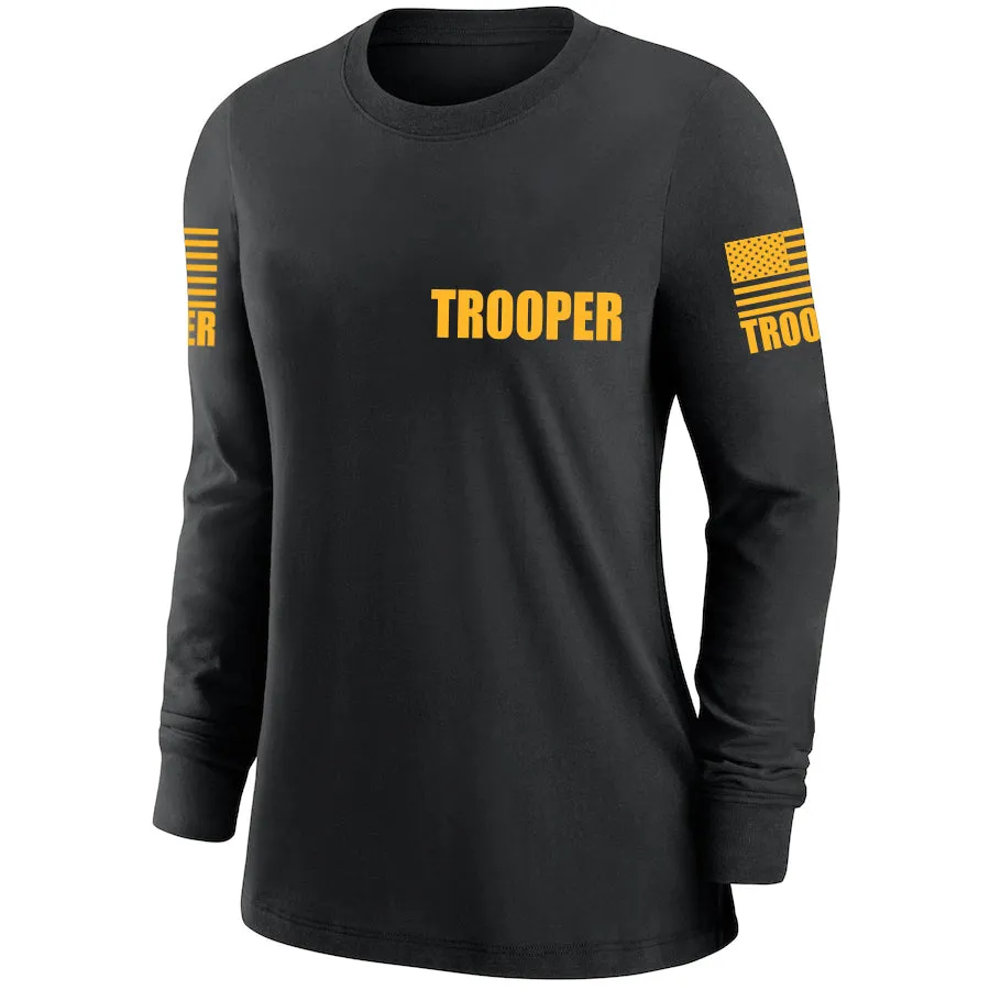 Black Trooper Women's Shirt - Long Sleeve (Golden Yellow)
