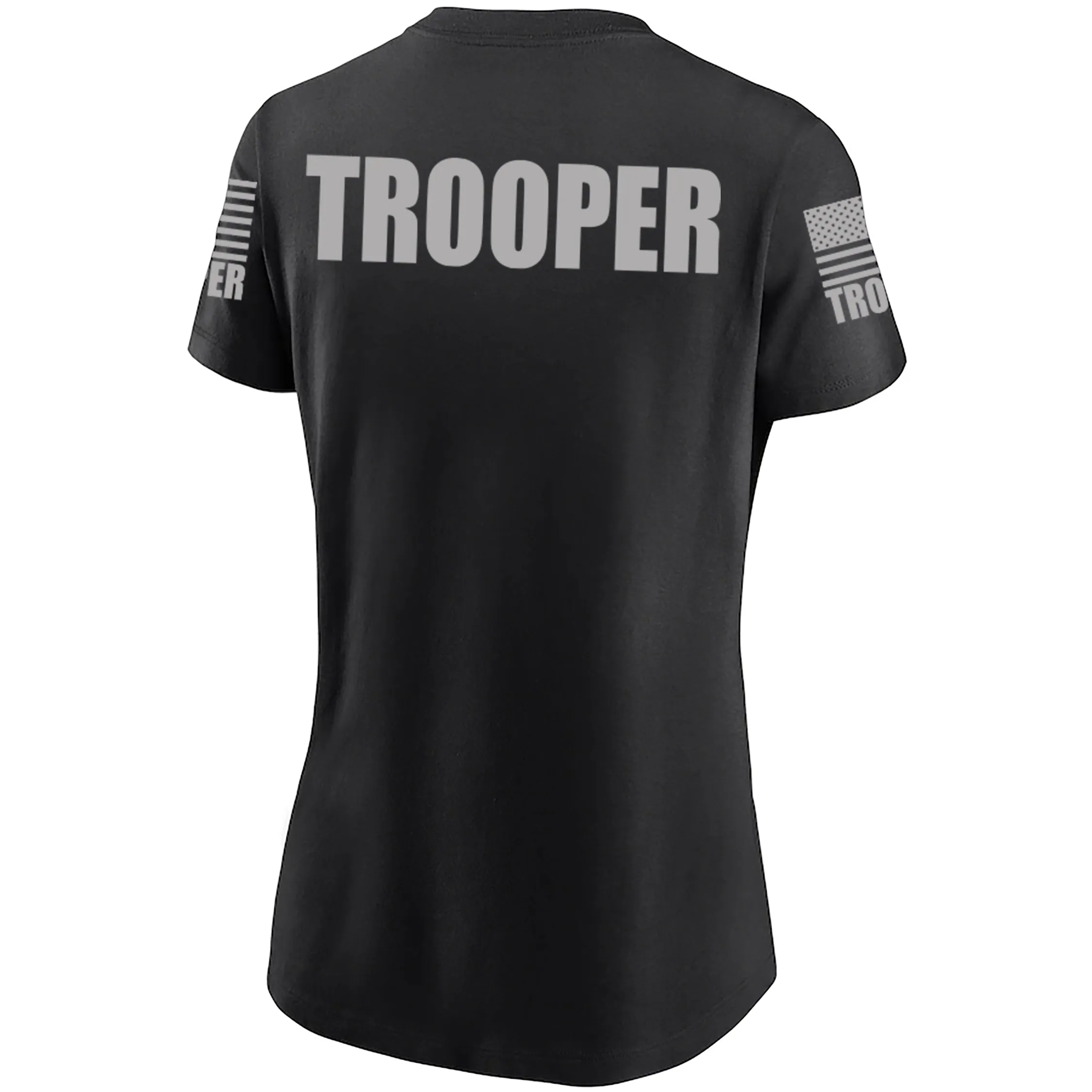 Black Trooper Women's Shirt - Short Sleeve (Gray)