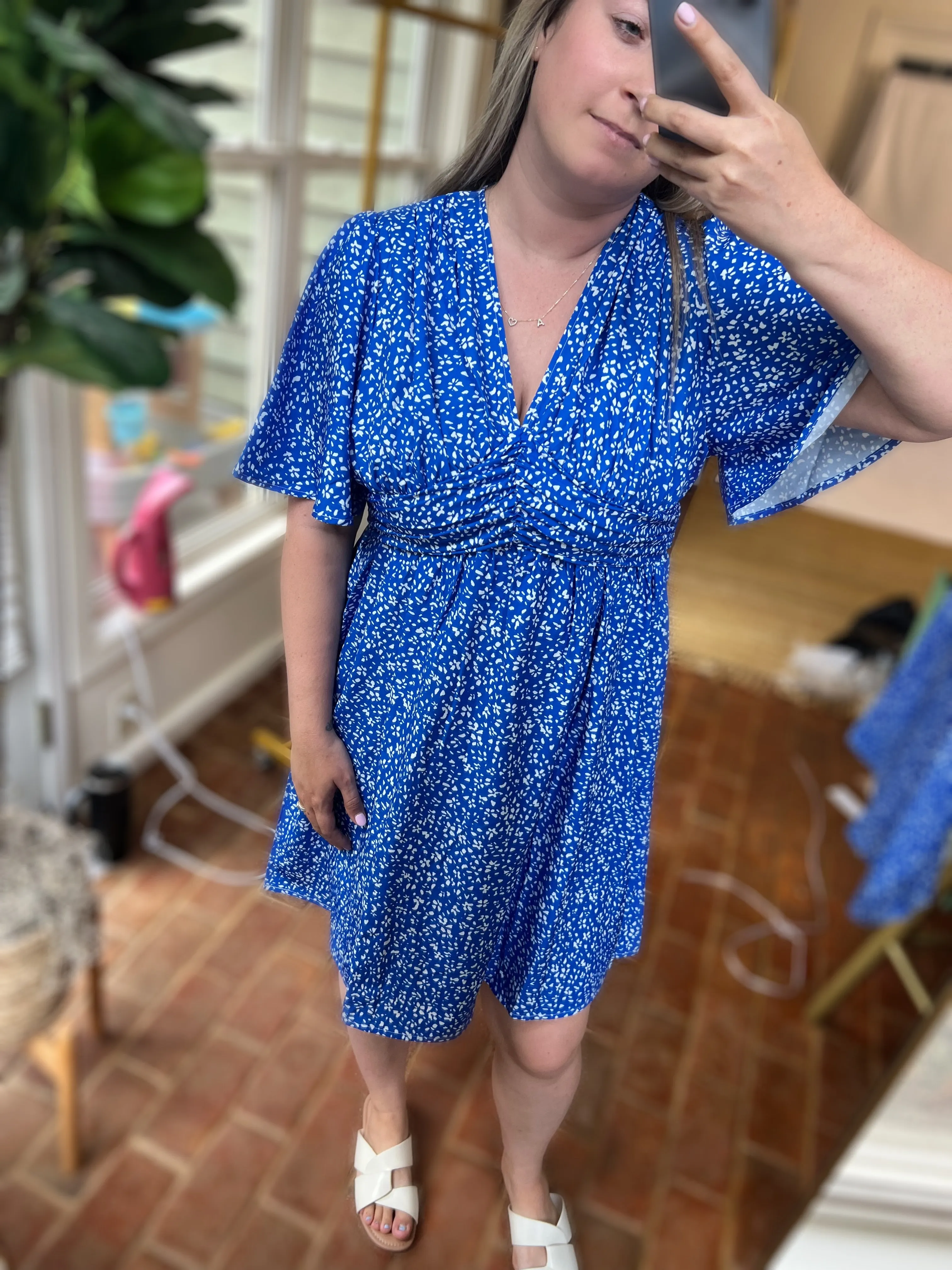 BLUE BONNET DRESS
