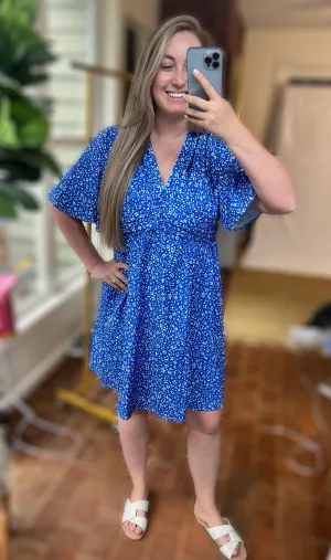 BLUE BONNET DRESS