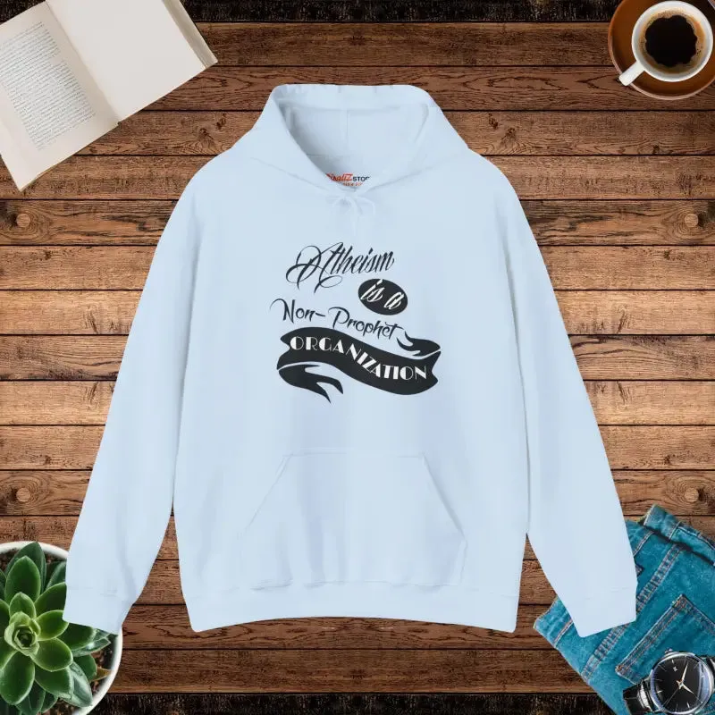 Bold Unisex Heavy Blend Atheism Hooded Sweatshirt