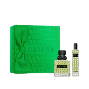 Born In Roma Born In Roma Green Stravaganza by Valentino for Women 1.7 oz EDP 2pc Gift Set