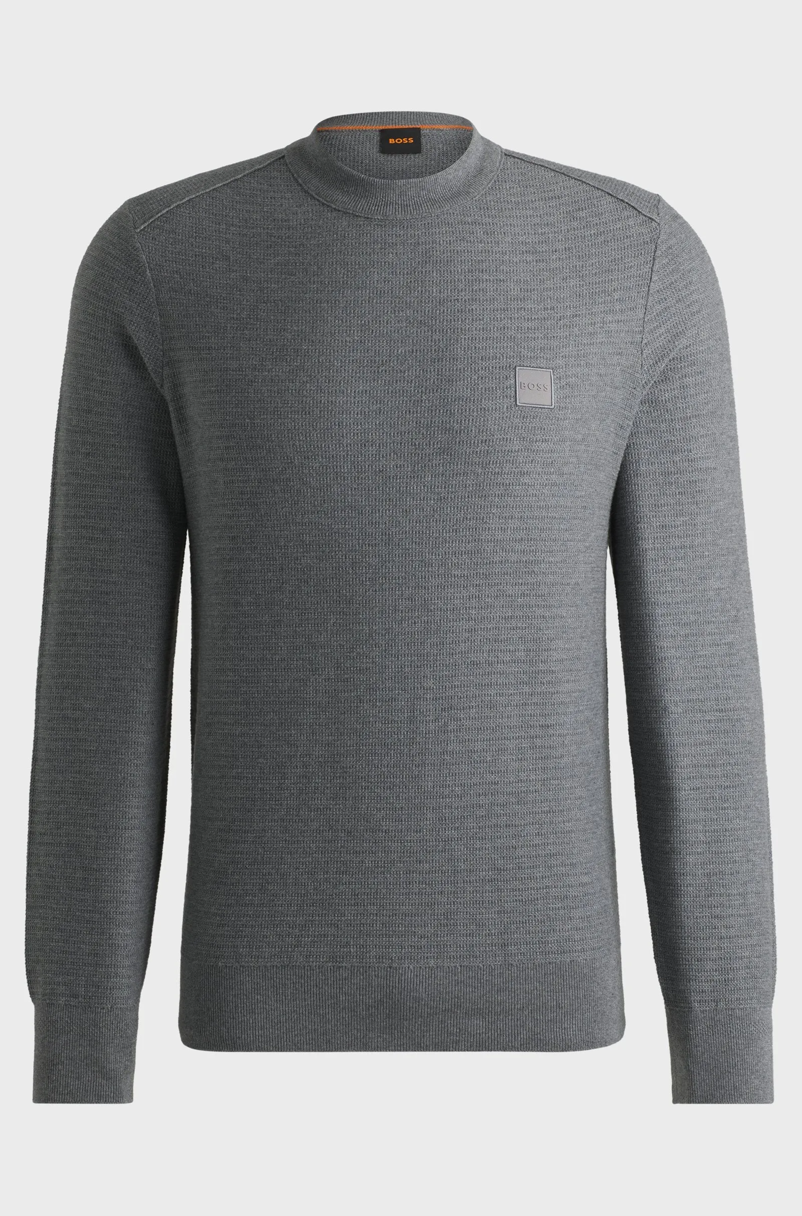 BOSS Sweaters Regular Fit in Cotton Mix - ANION_S 10265864 01-50527584