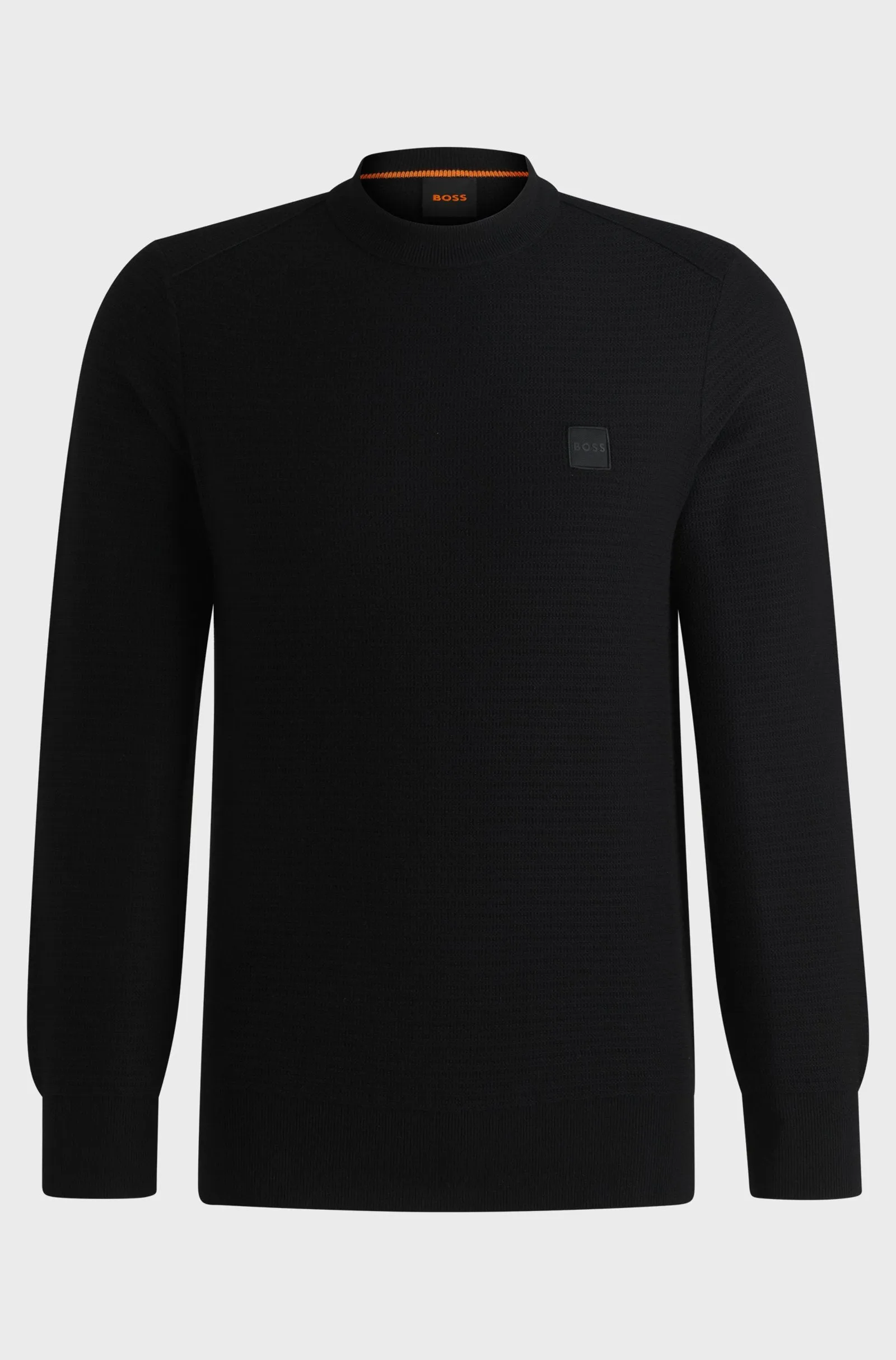 BOSS Sweaters Regular Fit in Cotton Mix - ANION_S 10265864 01-50527584