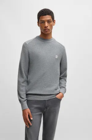 BOSS Sweaters Regular Fit in Cotton Mix - ANION_S 10265864 01-50527584