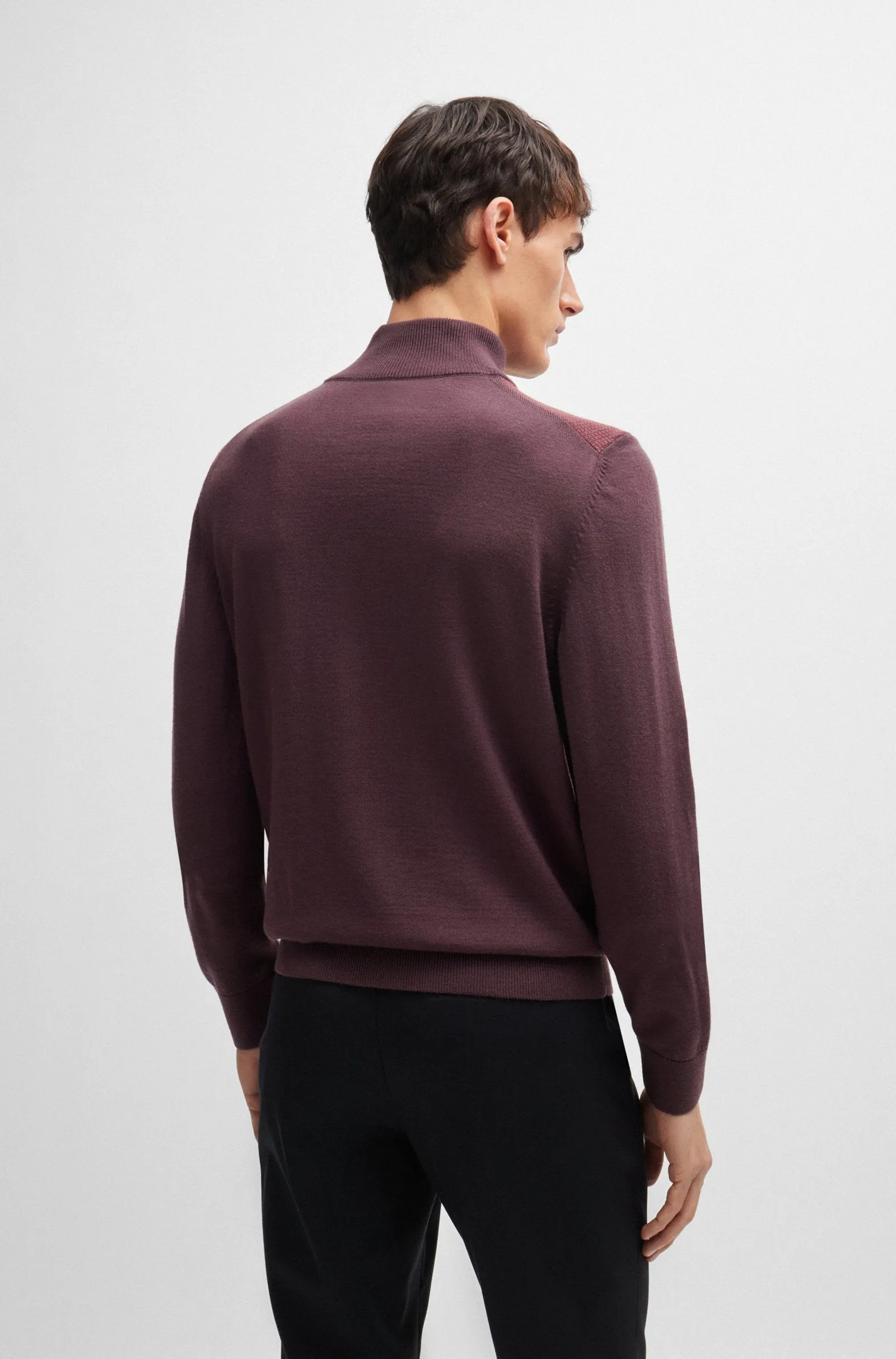 BOSS Sweaters Regular Fit in Wool - H-DAMBINO 10261652 01-50519590