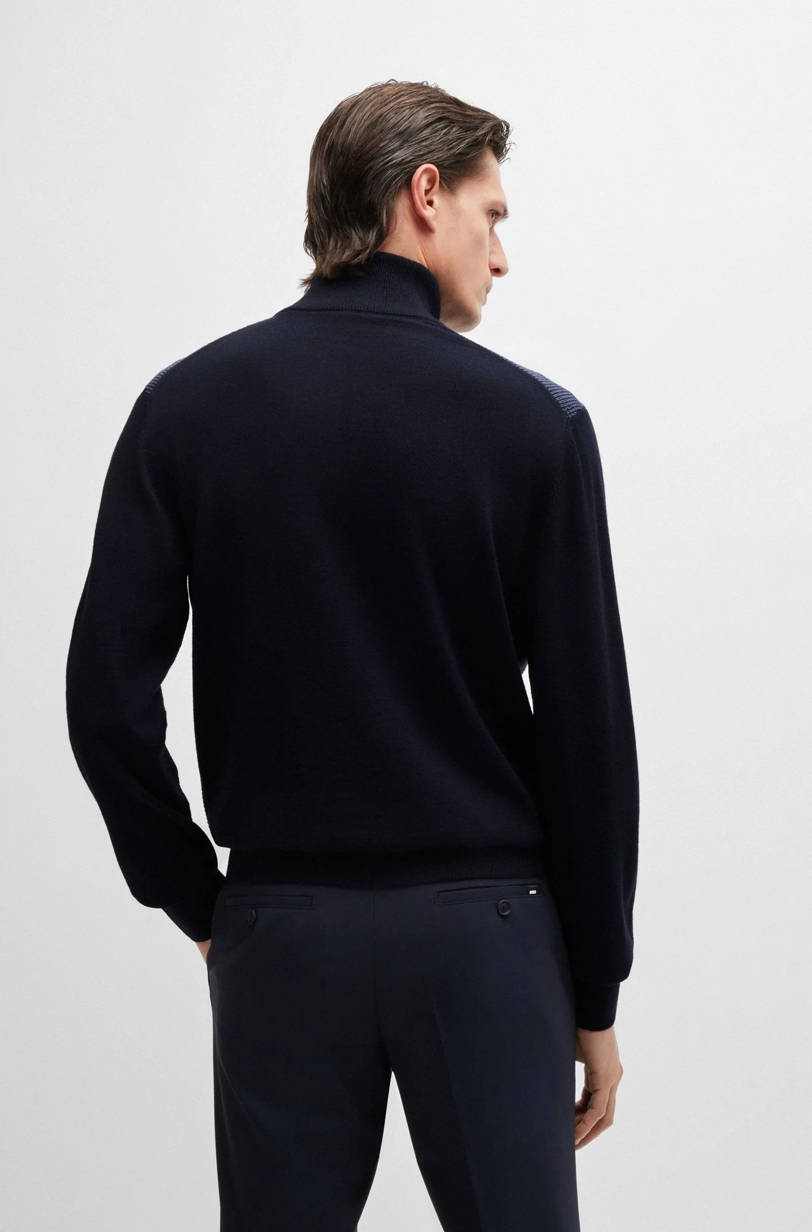 BOSS Sweaters Regular Fit in Wool - H-DAMBINO 10261652 01-50519590