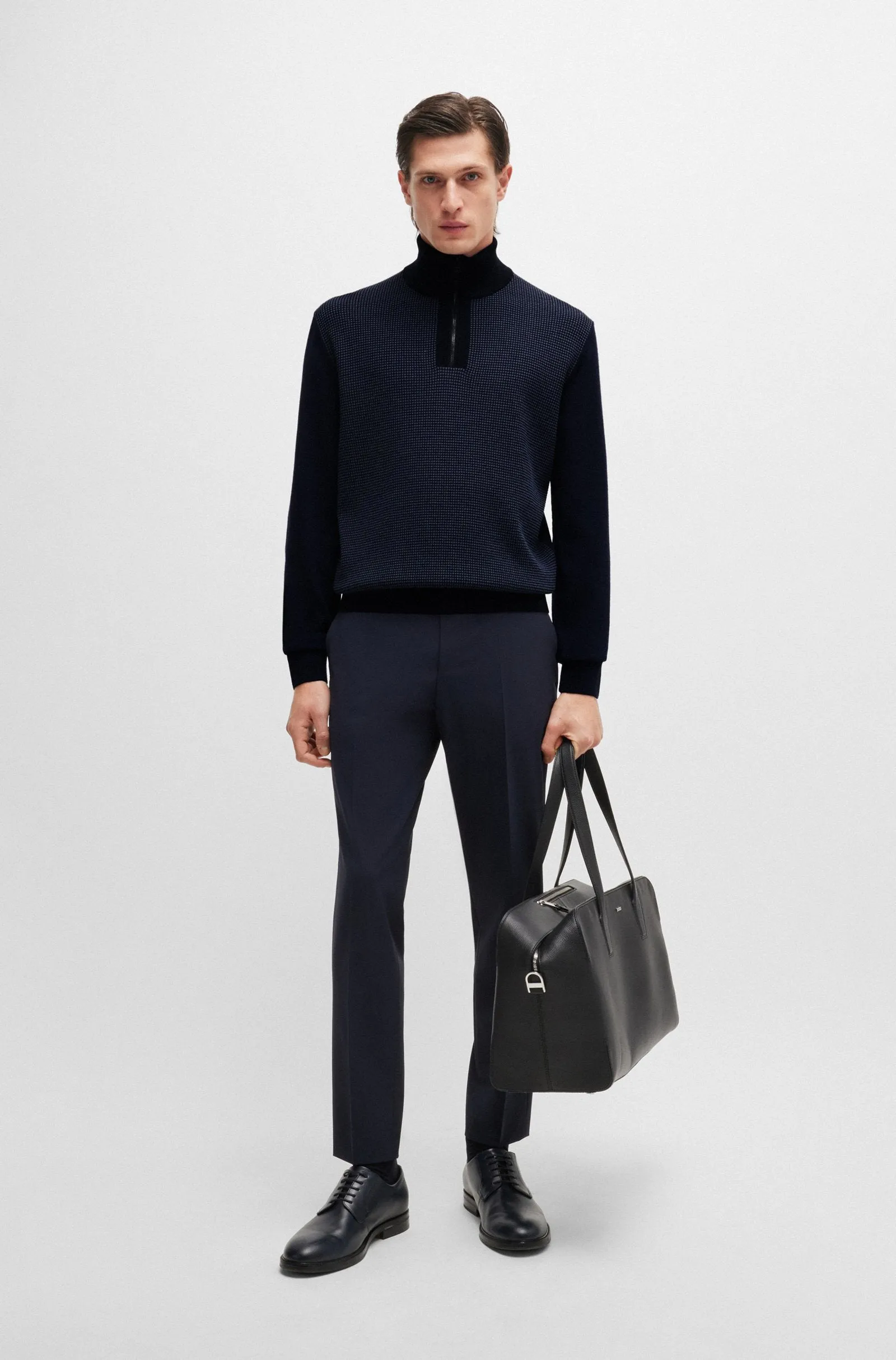 BOSS Sweaters Regular Fit in Wool - H-DAMBINO 10261652 01-50519590