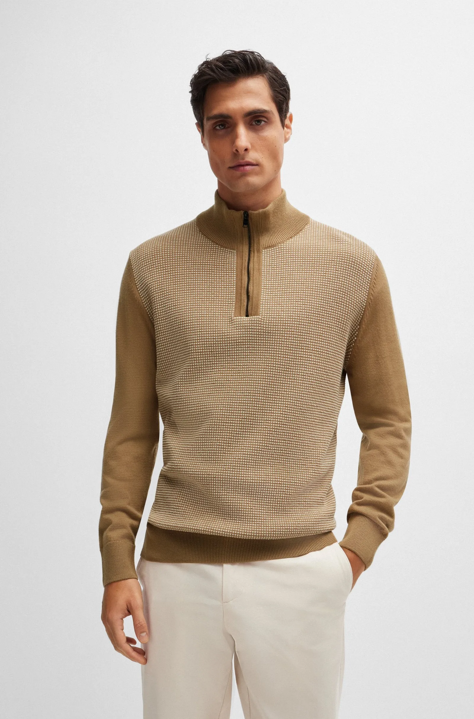 BOSS Sweaters Regular Fit in Wool - H-DAMBINO 10261652 01-50519590