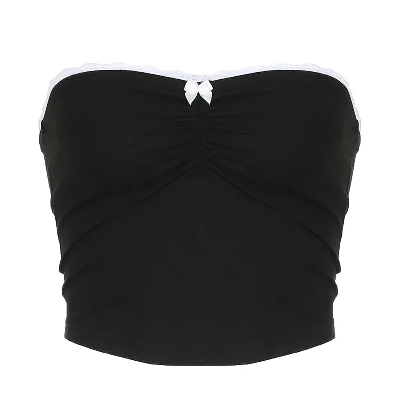 Bow Stitched Tube Top