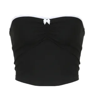 Bow Stitched Tube Top