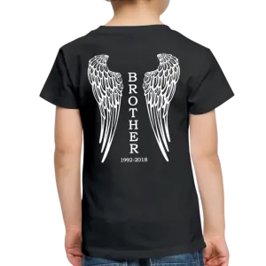 Brother Custom Dates with Wings Toddler Premium T-Shirt