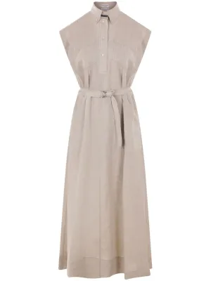 Brunello Cucinelli Long Linen Dress