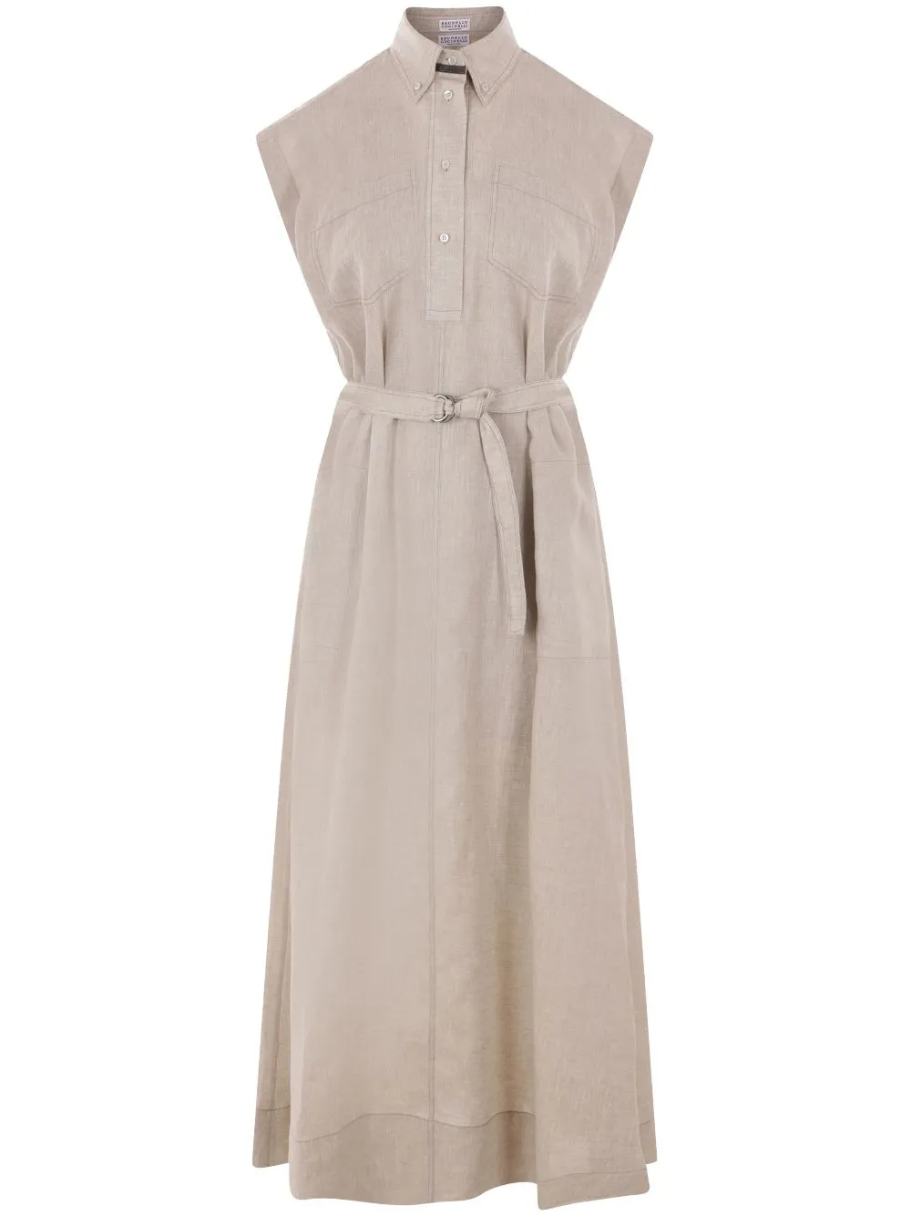 Brunello Cucinelli Long Linen Dress