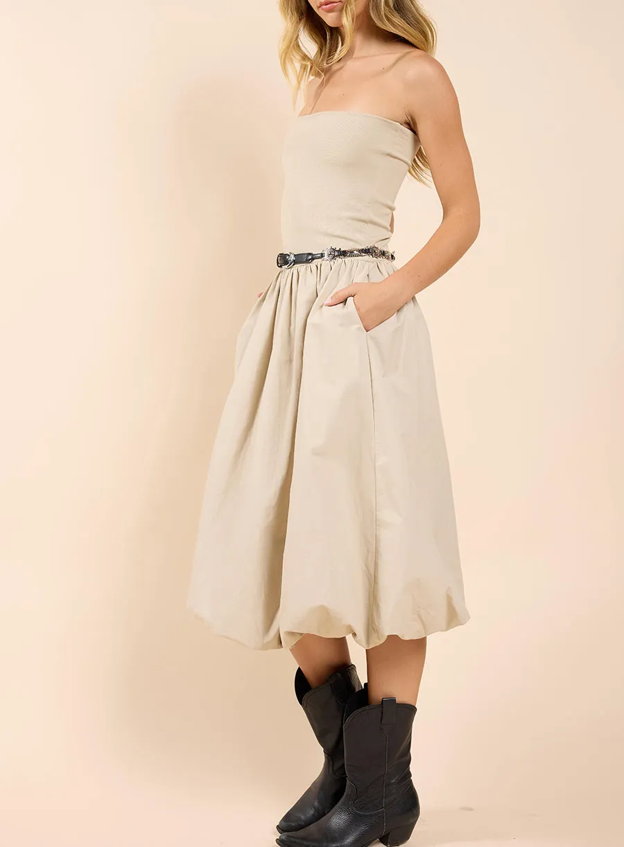 Bubbly Babe Midi Dress