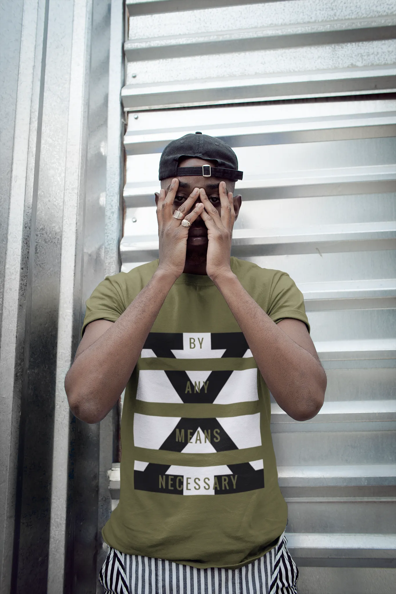 BY ANY MEANS NECESSARY Unisex T-Shirt
