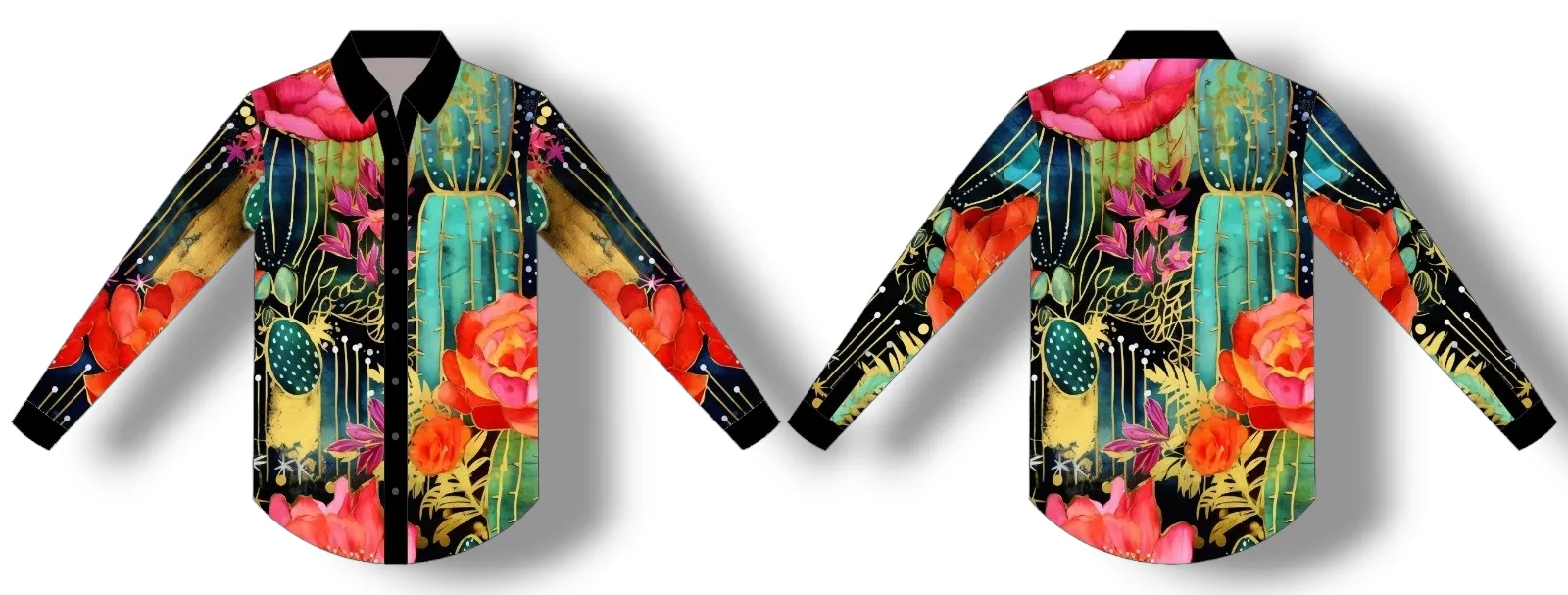 Cactus and Flowers Arena Shirt