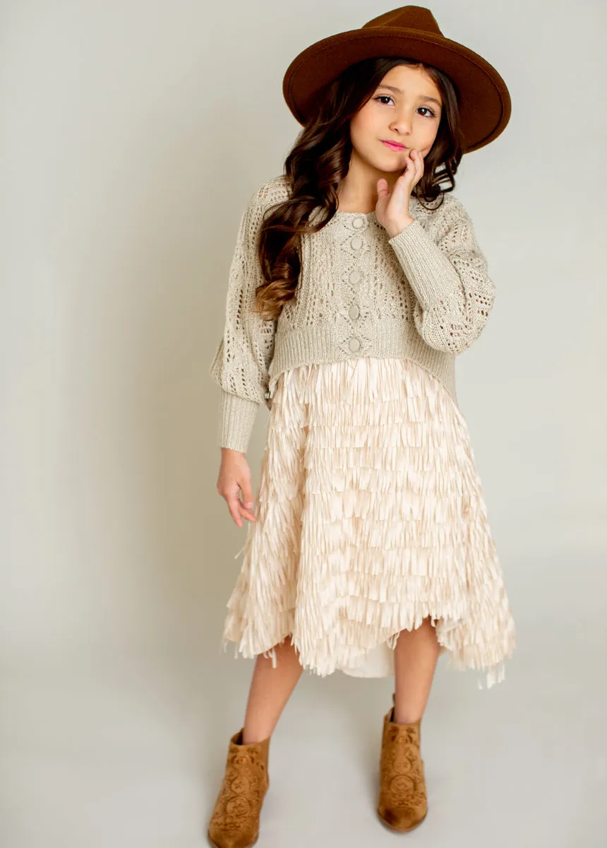 Caleo Dress in Ecru