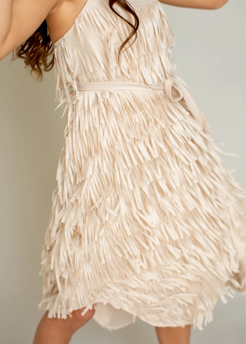Caleo Dress in Ecru
