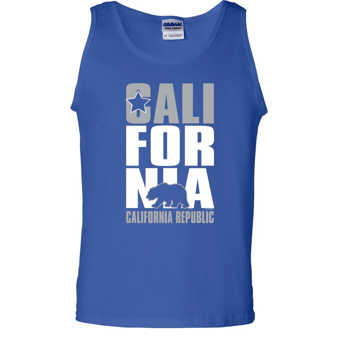 California Republic Raiders Style Asst Colors Tank Top