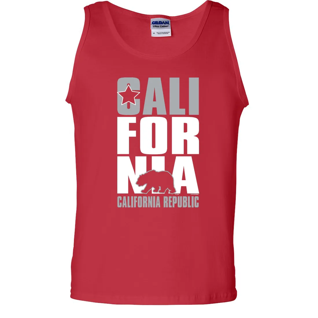 California Republic Raiders Style Asst Colors Tank Top