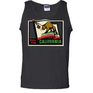 California Vintage State Flag Asst Colors Tank Top