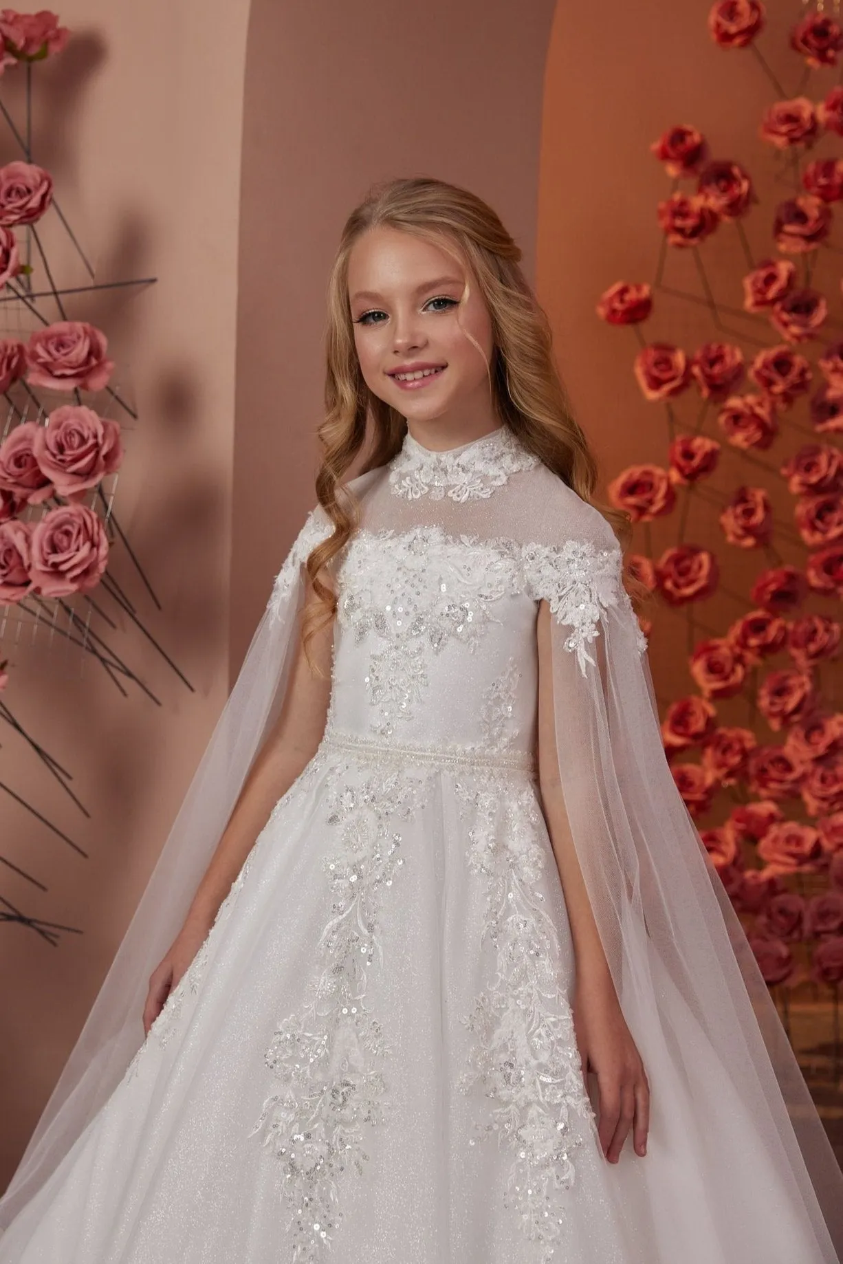 Cassiopeia Dress with attached Cape