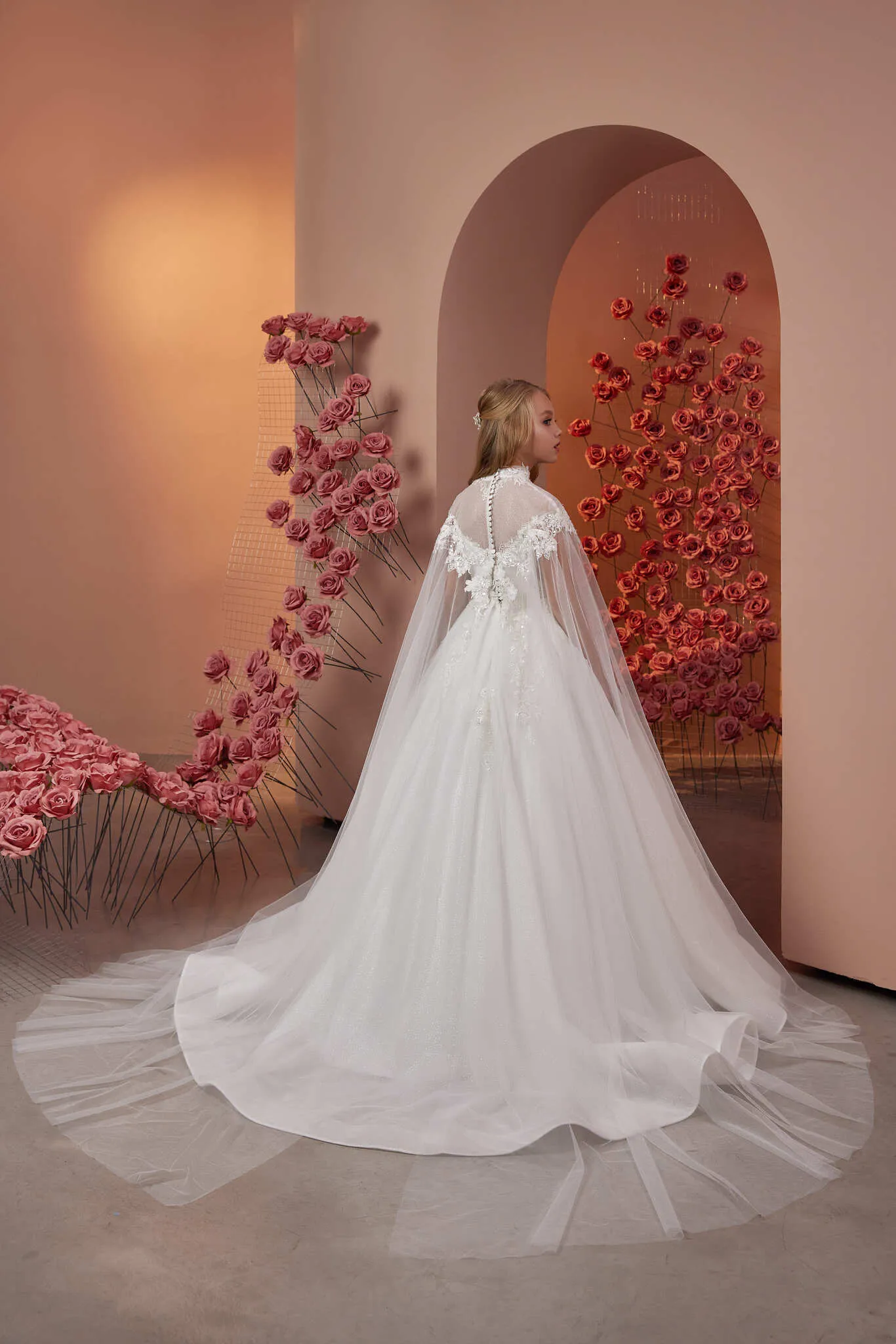Cassiopeia Dress with attached Cape