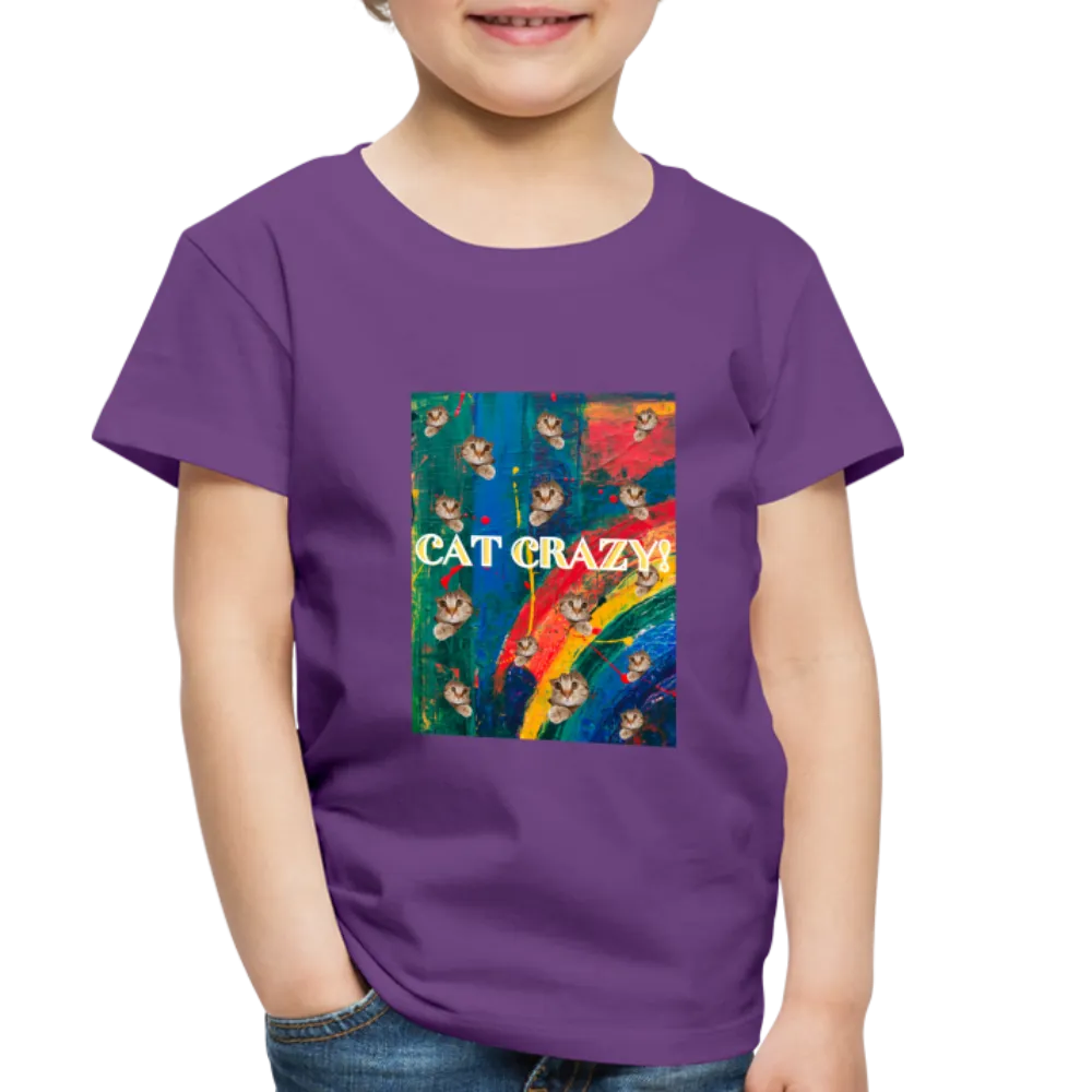 CAT CRAZY Toddler Premium T-Shirt