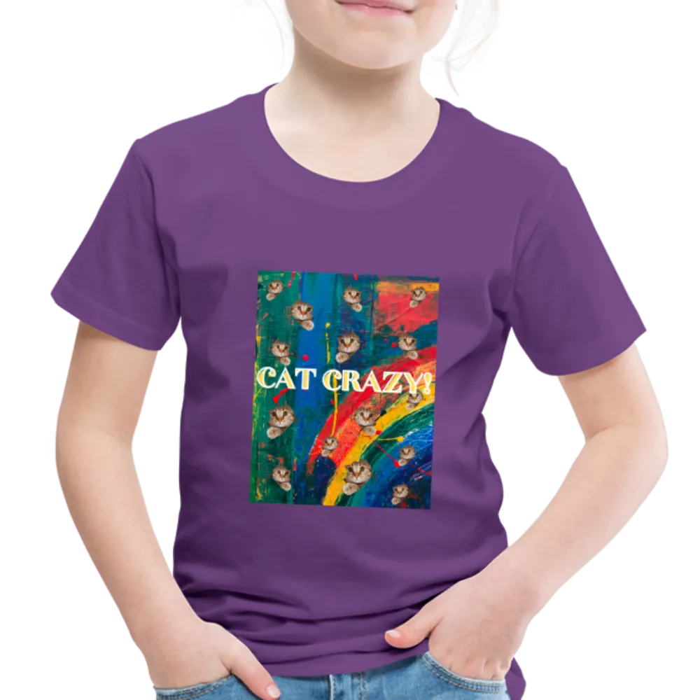 CAT CRAZY Toddler Premium T-Shirt