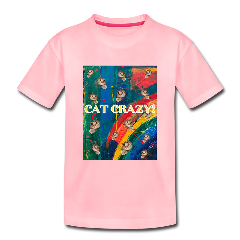 CAT CRAZY Toddler Premium T-Shirt