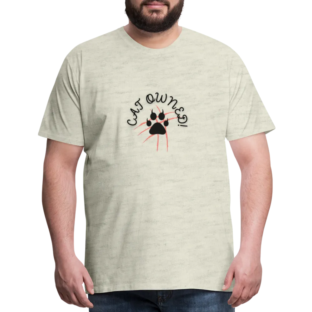 CAT OWNED! Men's Premium T-Shirt