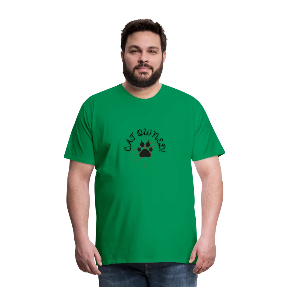 CAT OWNED! Men's Premium T-Shirt