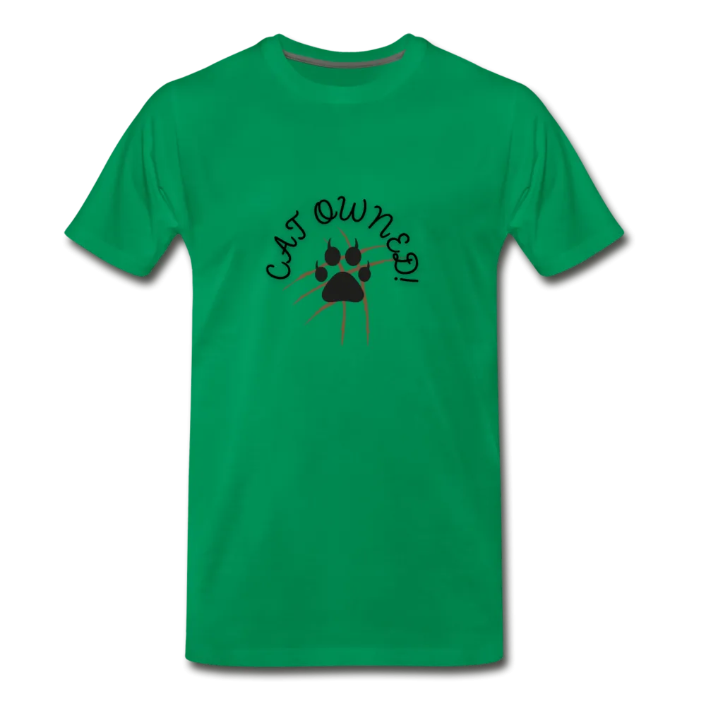 CAT OWNED! Men's Premium T-Shirt