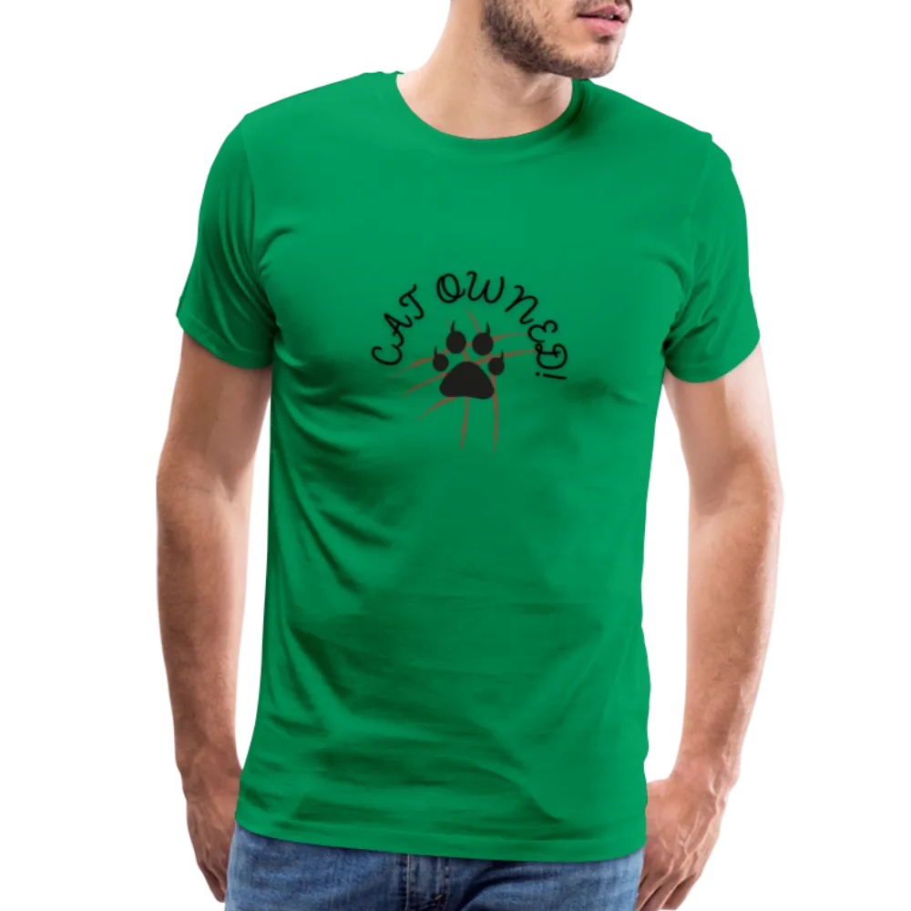 CAT OWNED! Men's Premium T-Shirt