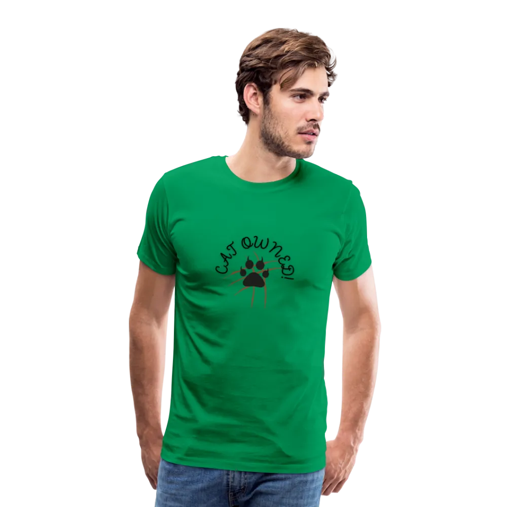 CAT OWNED! Men's Premium T-Shirt