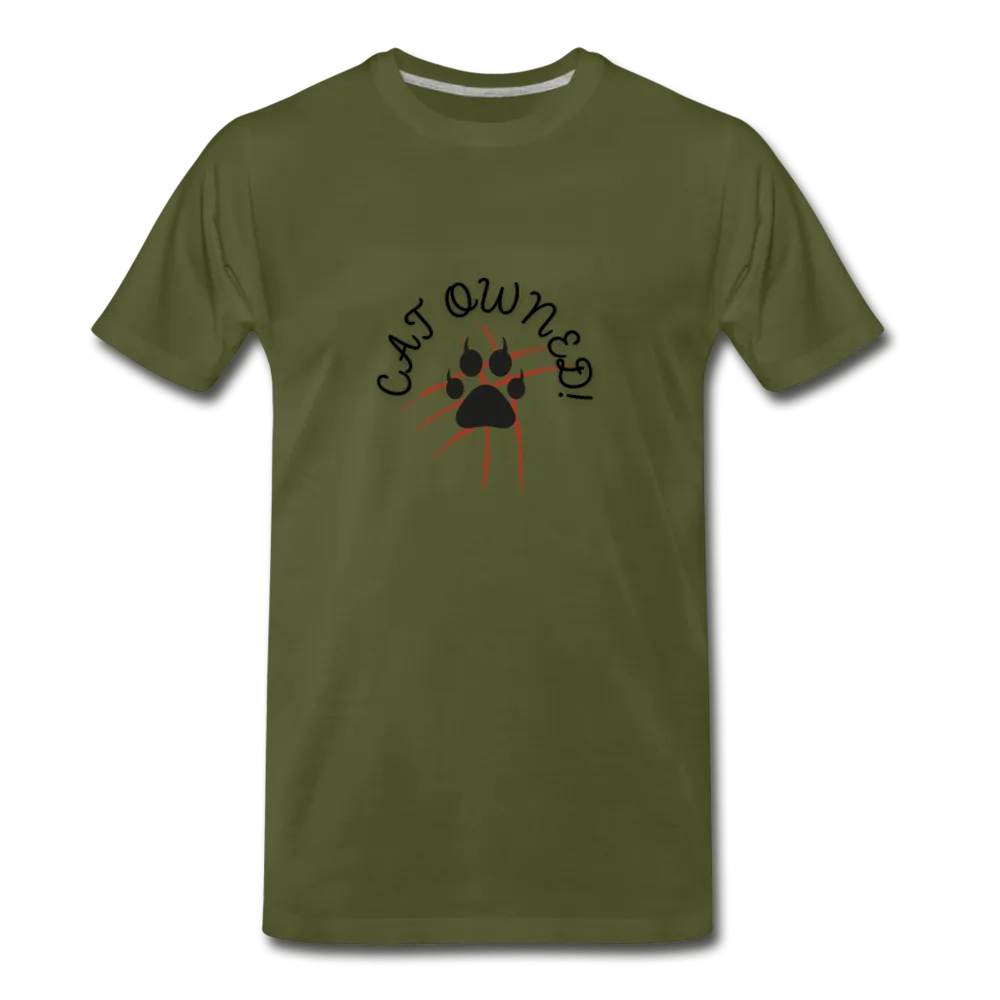 CAT OWNED! Men's Premium T-Shirt