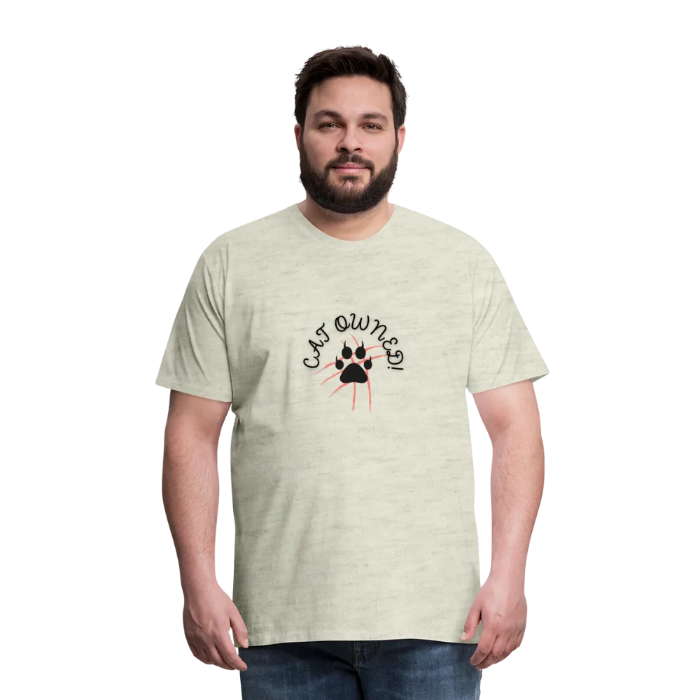 CAT OWNED! Men's Premium T-Shirt