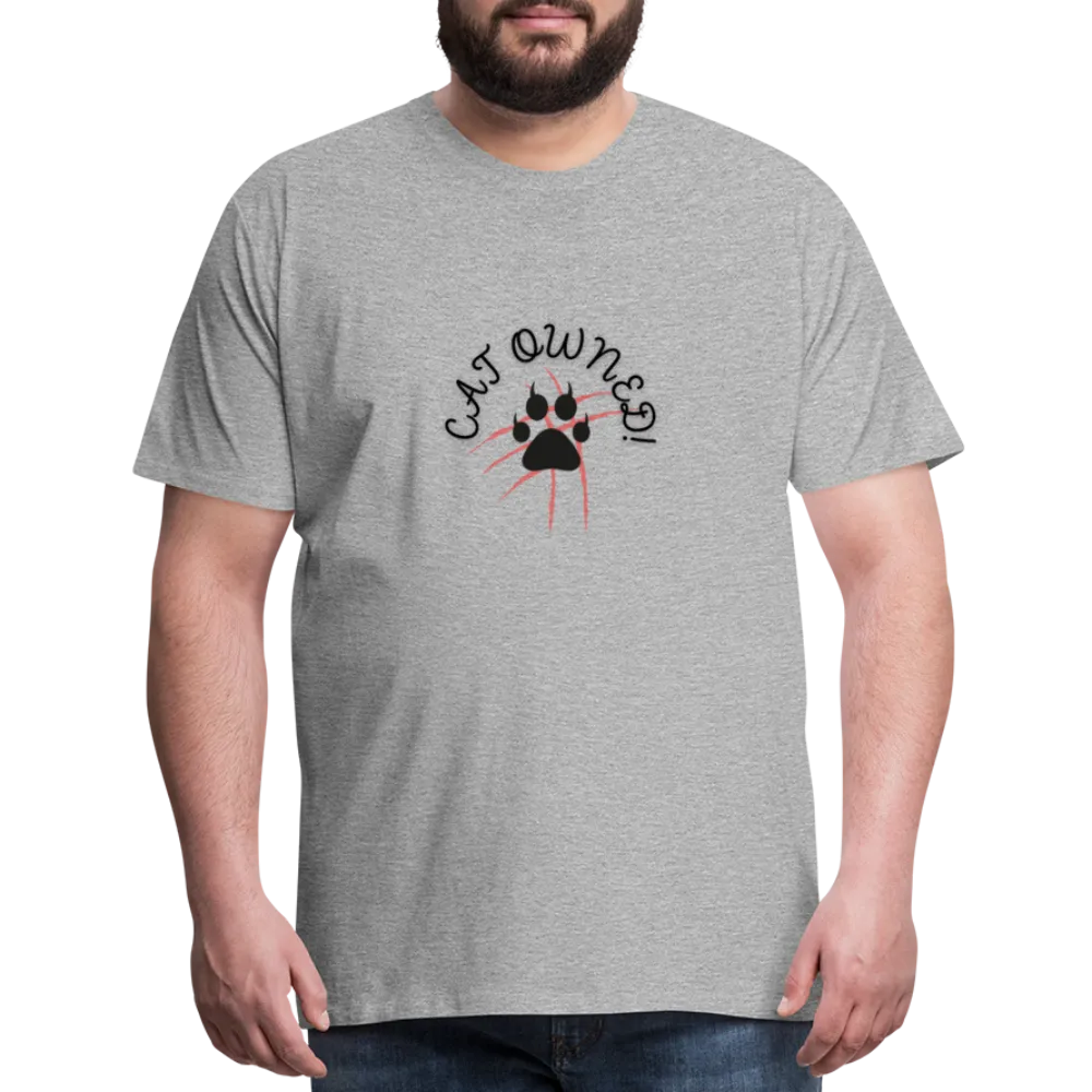 CAT OWNED! Men's Premium T-Shirt
