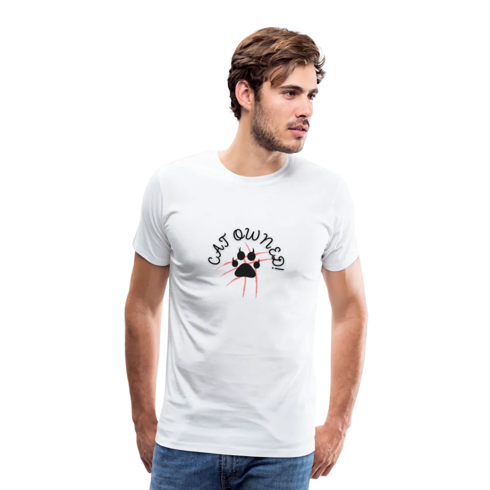 CAT OWNED! Men's Premium T-Shirt