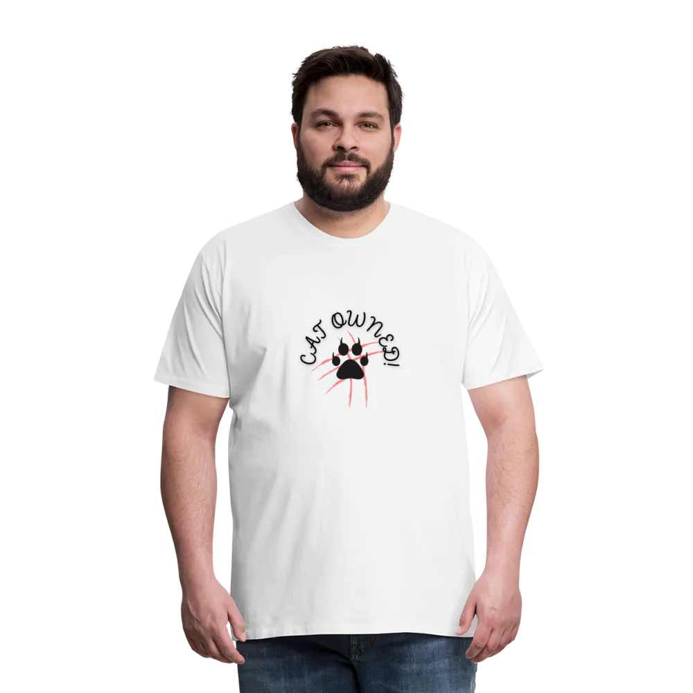 CAT OWNED! Men's Premium T-Shirt