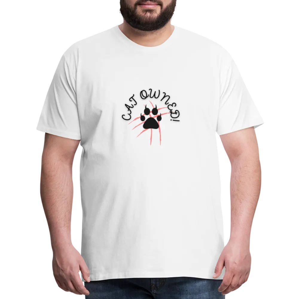 CAT OWNED! Men's Premium T-Shirt