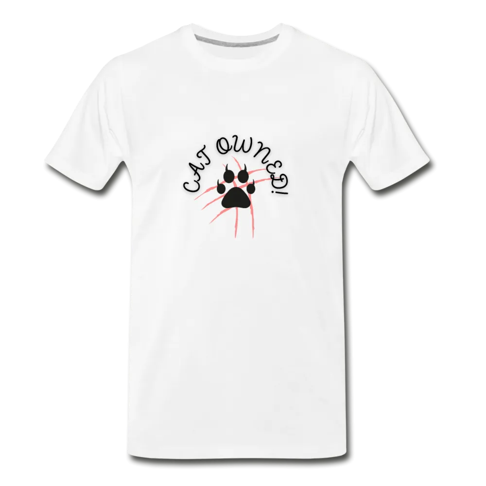 CAT OWNED! Men's Premium T-Shirt
