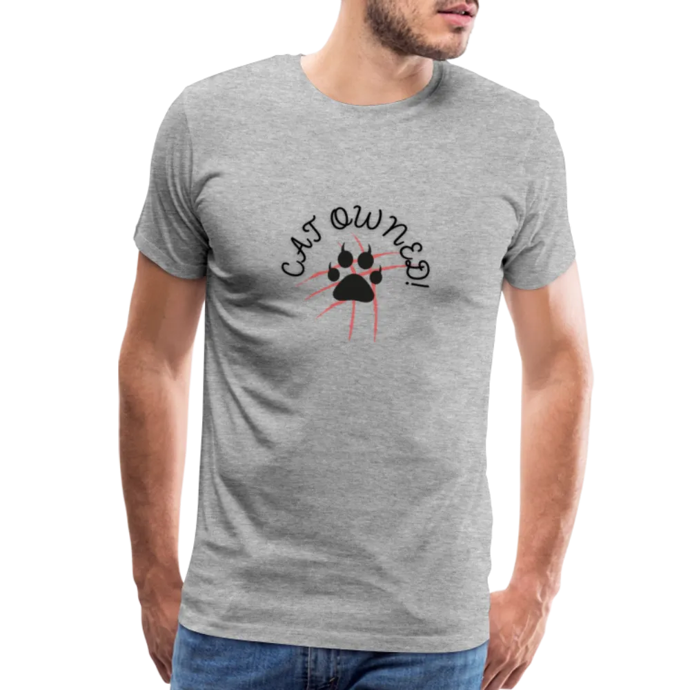 CAT OWNED! Men's Premium T-Shirt
