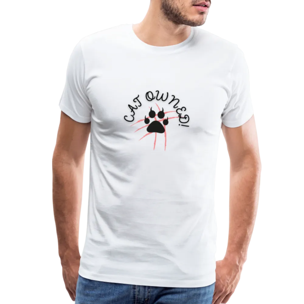 CAT OWNED! Men's Premium T-Shirt